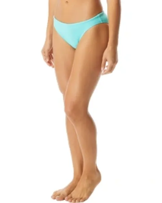 TYR DURAFAST ONE WOMEN'S CLASSIC BIKINI BOTTOM - SOLID - 333 Seafoam