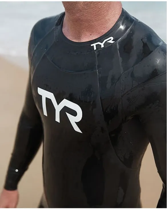 TYR MEN'S HURRICANE WETSUIT CAT 1 - 001 Black