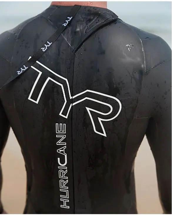 TYR MEN'S HURRICANE WETSUIT CAT 1 - 001 Black