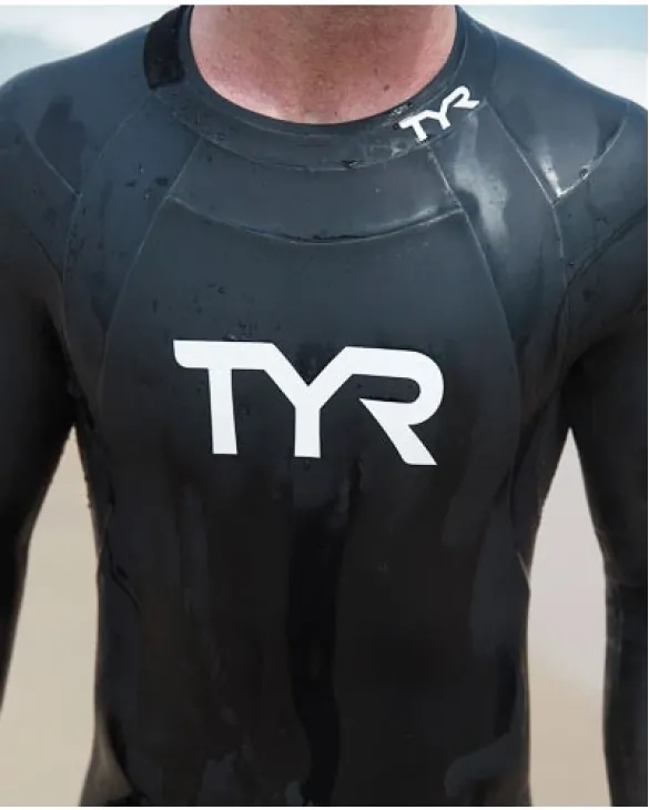 TYR MEN'S HURRICANE WETSUIT CAT 1 - 001 Black