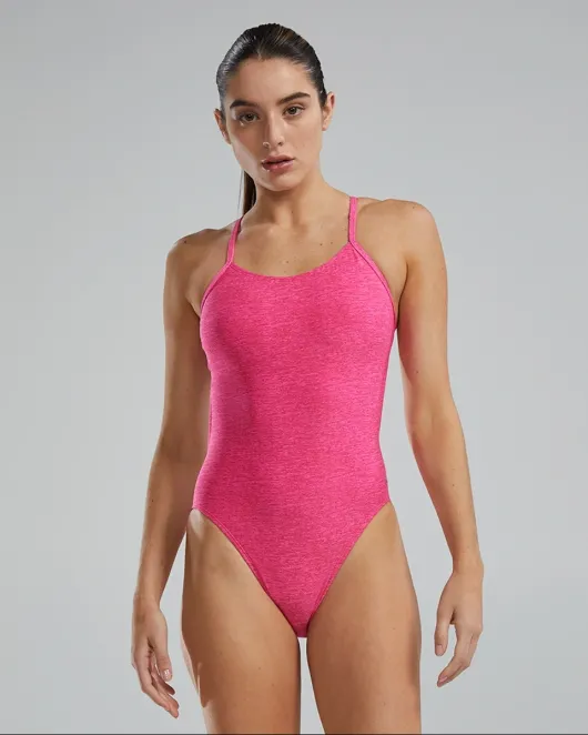 TYR DURAFAST ELITE WOMEN'S CUTOUTFIT SWIMSUIT - LAPPED - 690 Pink Me Up