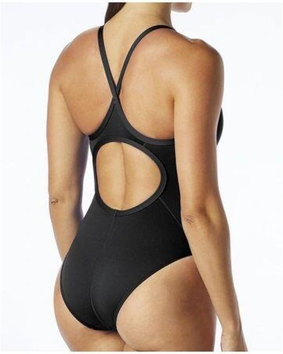 TYR DURAFAST ELITE WOMEN'S DIAMONDFIT SWIMSUIT - SOLID - 001 Black