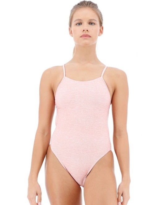 TYR DURAFAST ELITE WOMEN'S CUTOUTFIT SWIMSUIT - LAPPED - 668 Peach