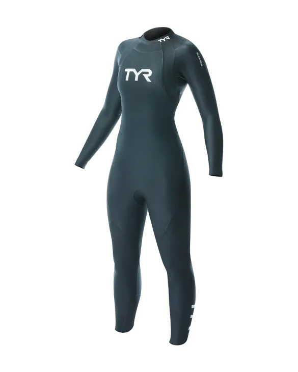 TYR WOMEN'S HURRICANE WETSUIT CAT 1 - 001 Black
