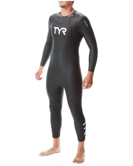 TYR MEN'S HURRICANE WETSUIT CAT 1 - 001 Black