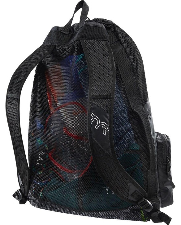 TYR ELITE TEAM 40L MESH BACKPACK - 001 Black