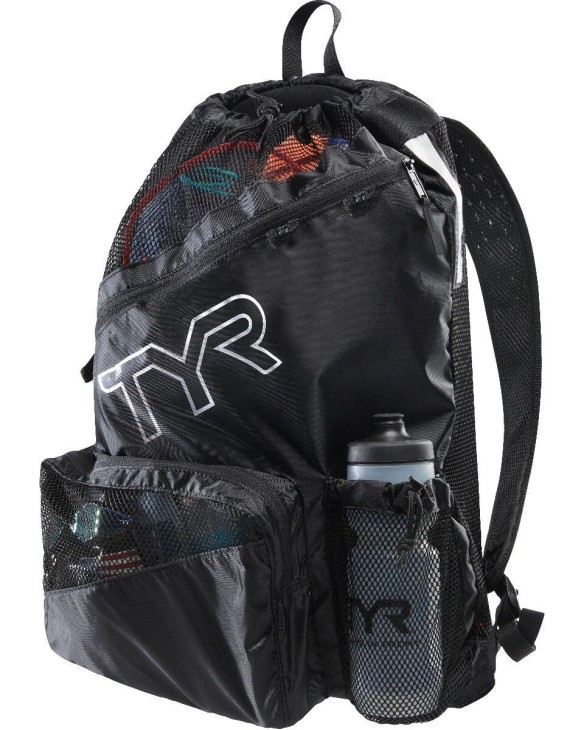 TYR ELITE TEAM 40L MESH BACKPACK - 001 Black