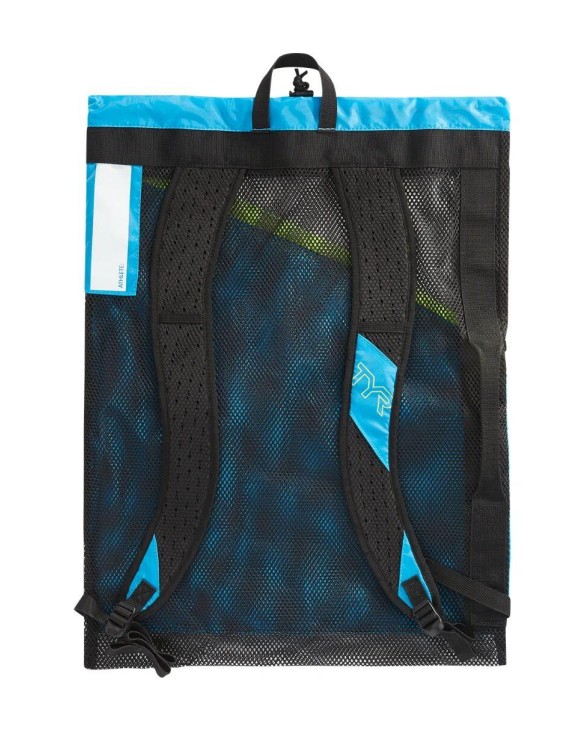 TYR ELITE TEAM 40L MESH BACKPACK - 465 Blue/Yellow