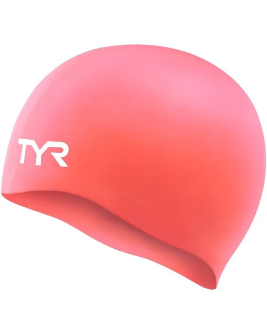 TYR ADULT SILICONE WRINKLE-FREE SWIM CAP - 732 Orange