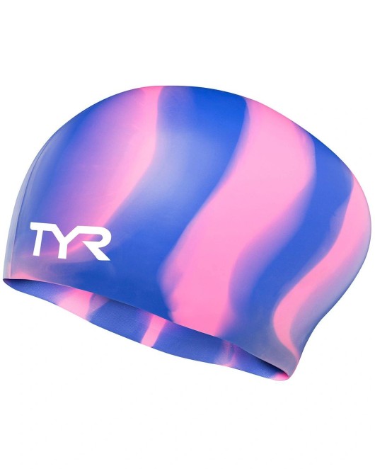 LONG HAIR SILCON CAP - 547 Purple/Pink