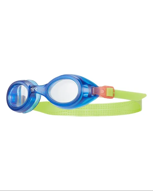 TYR AQUA BLAZE KID'S GOGGLES - 465 Blue/Yellow