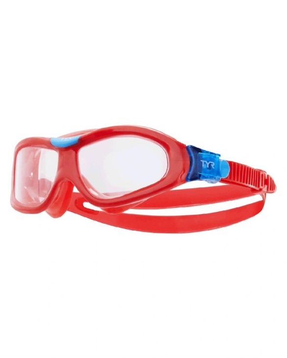 TYR YOUTH ORION SWIM MASK - 158 Clear/Red