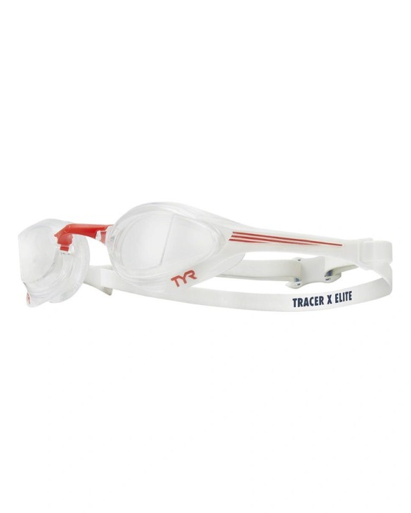 TYR ADULT TRACER-X ELITE RACING GOGGLES - 642 Red/Navy