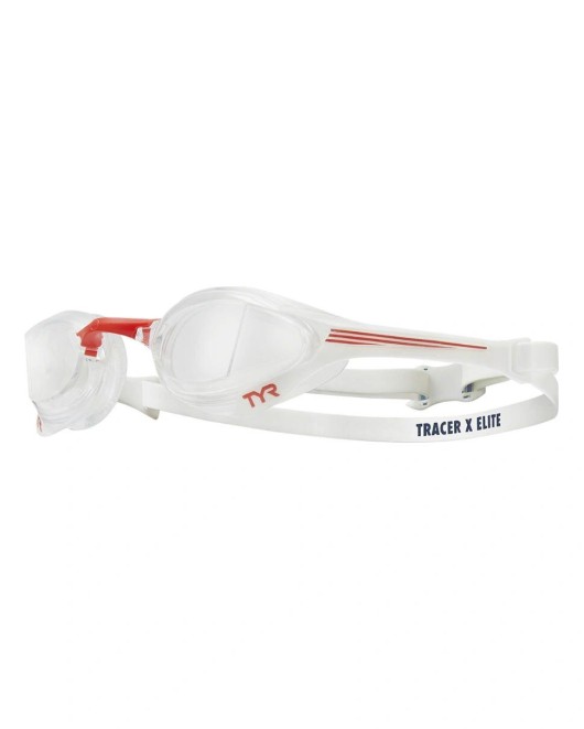 TYR ADULT TRACER-X ELITE RACING GOGGLES - 642 Red/Navy
