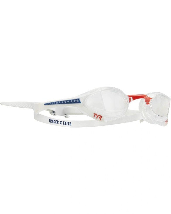 TYR ADULT TRACER-X ELITE RACING GOGGLES - 642 Red/Navy