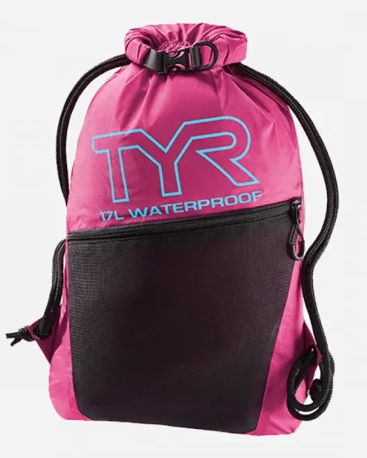 TYR Alliance 17L Waterproof Sackpack Backpack - 670 Pink
