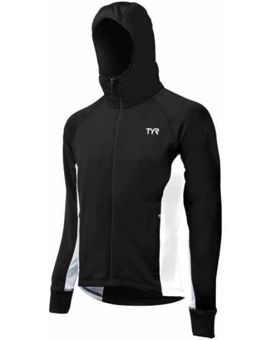 TYR Men's Jacket Victory - 060 Black/White