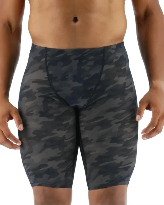 TYR MEN'S BLACKOUT CAMO JAMMER SWIMSUIT - 001 Black