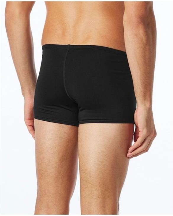 TYR DURAFAST ELITE MEN'S SQUARE LEG SWIMSUIT - SOLID - 001 Black