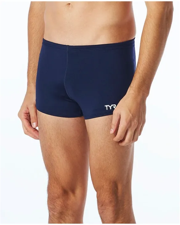 TYRECO? MEN'S SQUARE LEG SWIMSUIT - SOLID - 401 Navy
