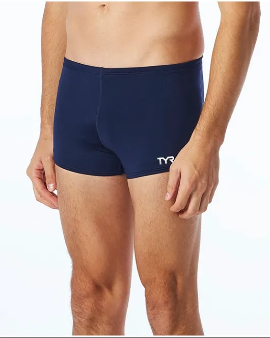 TYRECO? MEN'S SQUARE LEG SWIMSUIT - SOLID - 401 Navy