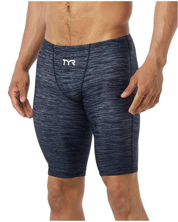 TYR MEN'S THRESHER JAMMER SWIMSUIT - NO FINA APPROVED - BAJA - 001 Black
