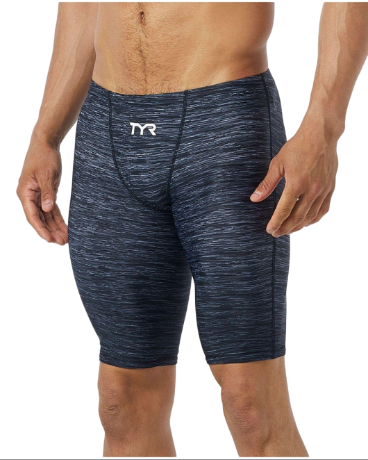 TYR MEN'S THRESHER JAMMER SWIMSUIT - NO FINA APPROVED - BAJA - 001 Black