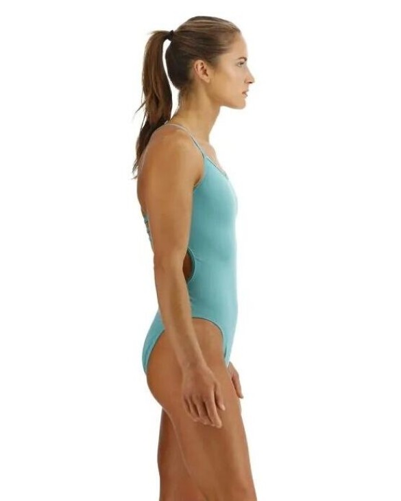 TYR DURAFAST ELITE WOMEN'S TRINITYFIT SWIMSUIT - SS SOLID - 888 CLOISSONE