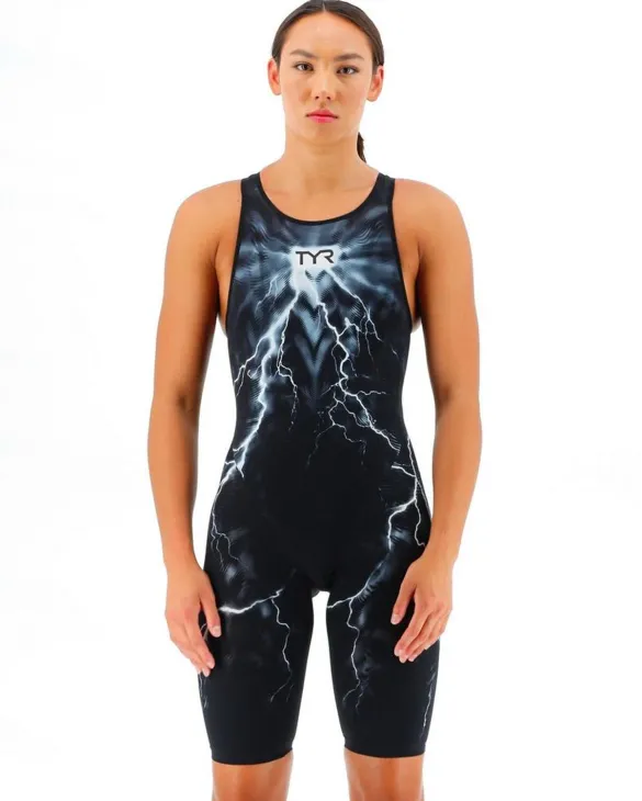 TYR Venzo Phantom Oblivion Black Closed Back Swimsuit - 001 Black