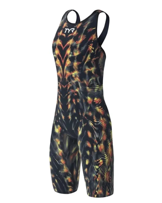 TYR WOMENS VENZO GENESIS CLOSED BACK SWIMSUIT - 234 INFERNO