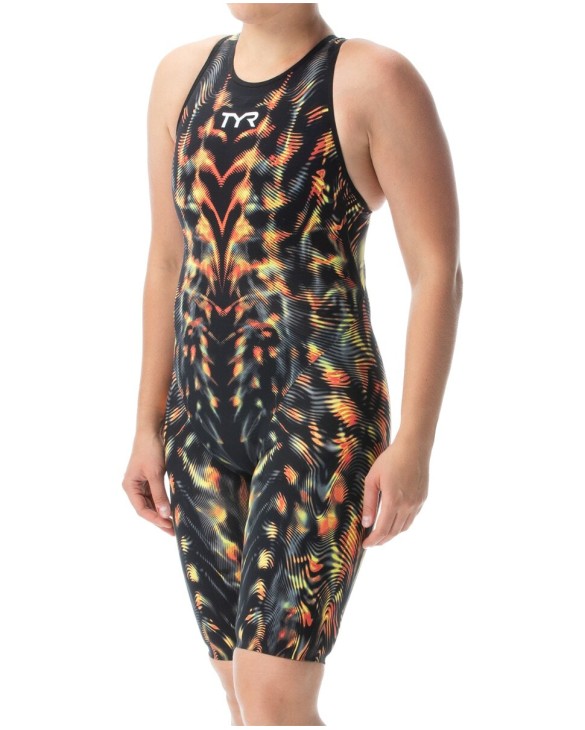 TYR WOMENS VENZO GENESIS OPEN BACK SWIMSUIT - 234 INFERNO