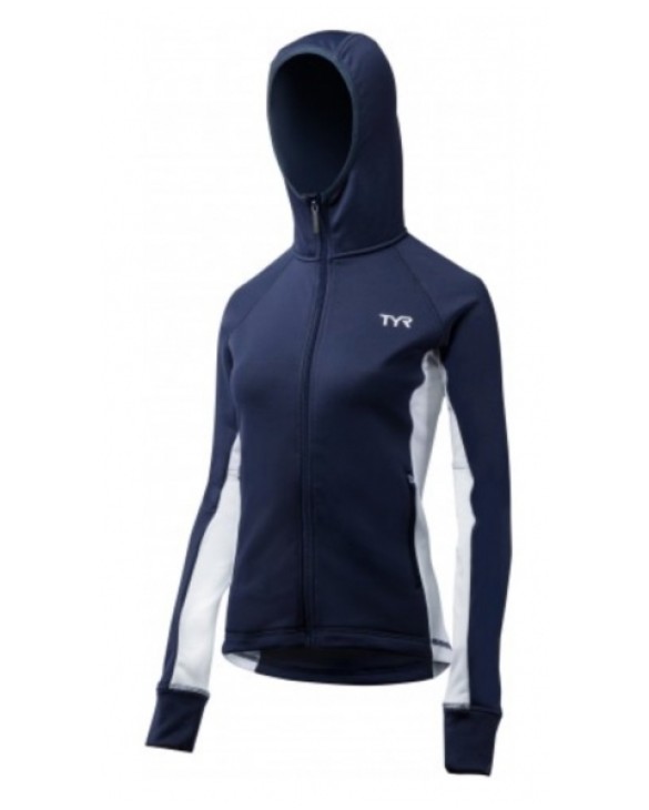 TYR Women's Jacket Victory - 408 Navy/White