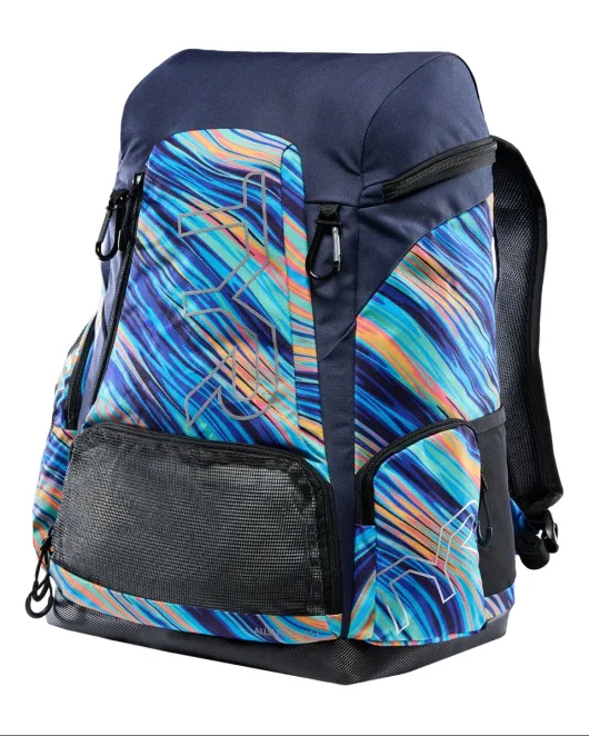TYR ALLIANCE 45L BACKPACK - RIPTIDAL -435 Teal/Org