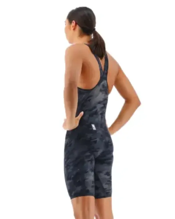 TYR WOMEN'S VENZO CLOSED BACK SWIMSUIT - CAMO - 001 Black