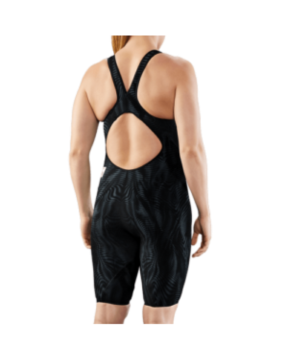 TYR WOMENS VENZO GENESIS OPEN BACK SWIMSUIT - 003 Onyx