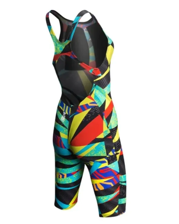 TYR WOMEN'S AVICTOR PRELUDE OPEN BACK SWIMSUIT - 004 BLACK/MULTI