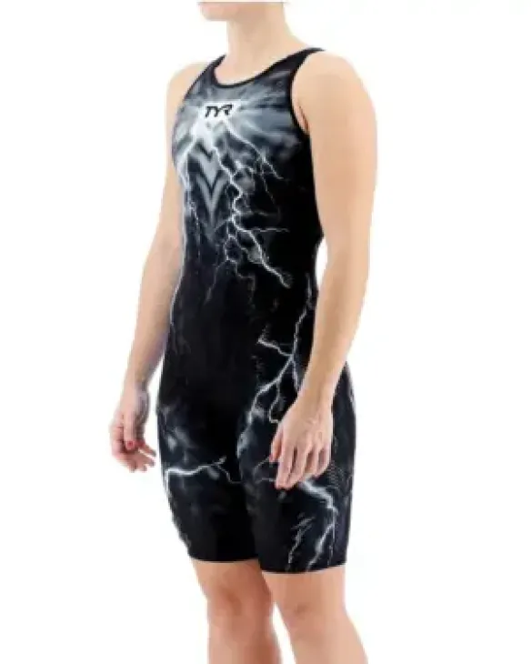 TYR Venzo Phantom Oblivion Black Closed Back Swimsuit - 001 Black