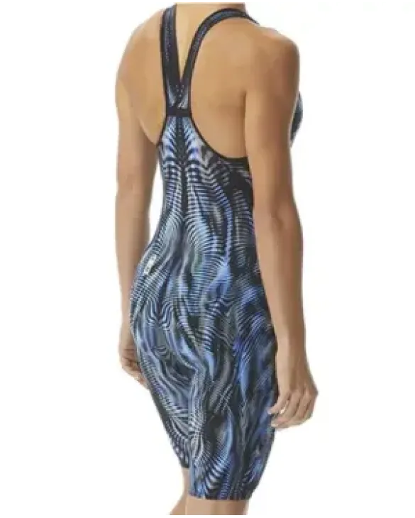 TYR WOMENS VENZO GENESIS CLOSED BACK SWIMSUIT - 199 Steel Blue