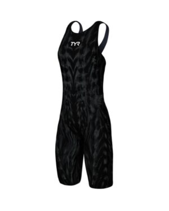 TYR WOMENS VENZO GENESIS OPEN BACK SWIMSUIT - 003 Onyx