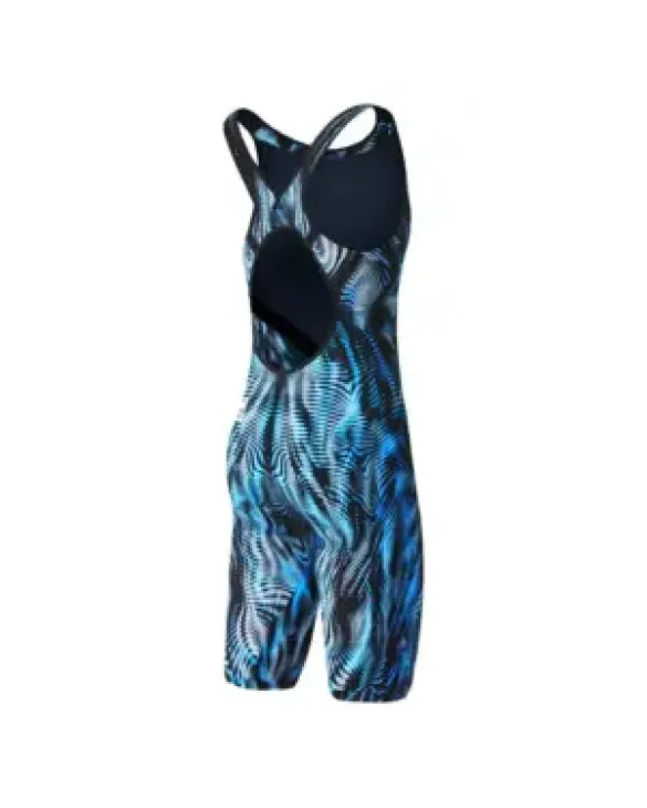 TYR WOMENS VENZO GENESIS OPEN BACK SWIMSUIT - 199 Steel Blue