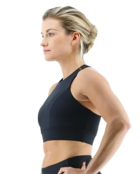 TYR Women's Amira Top - Solid - 001 Black
