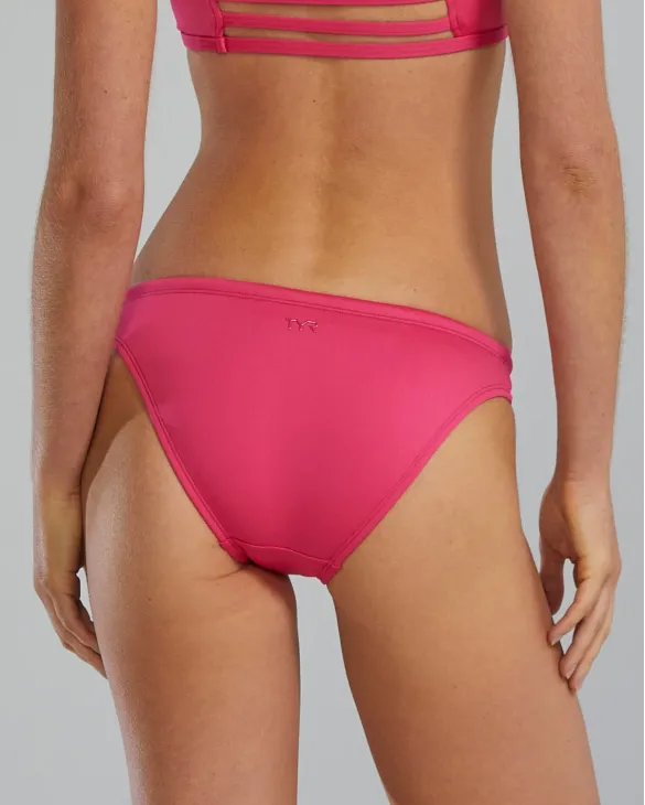 TYR DURAFAST ELITE WOMEN'S CLASSIC FULL COVERAGE BIKINI BOTTOM - SOLID 551 Fuchsia