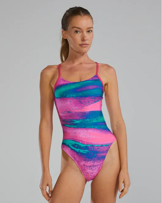 TYR Women's Durafast Elite CutoutFit Diffusion
