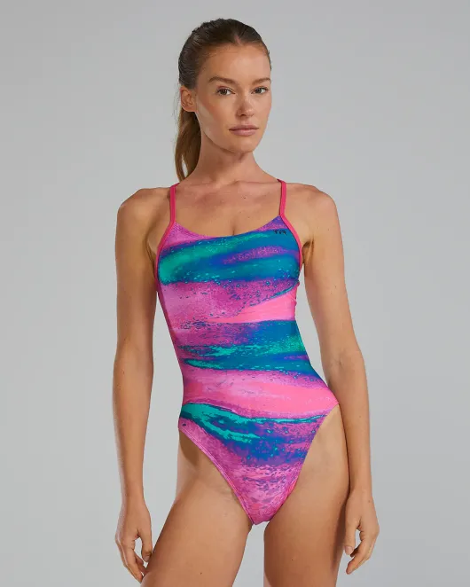 TYR Women's Durafast Elite CutoutFit Diffusion