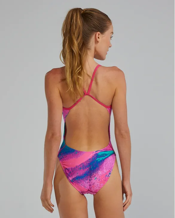 TYR Women's Durafast Elite CutoutFit Diffusion