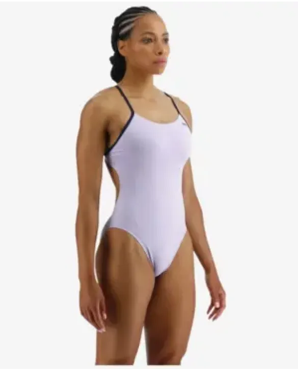 TYR DURAFAST ELITE WOMEN'S CUTOUTFIT SWIMSUIT - SOLID - 531 Levander