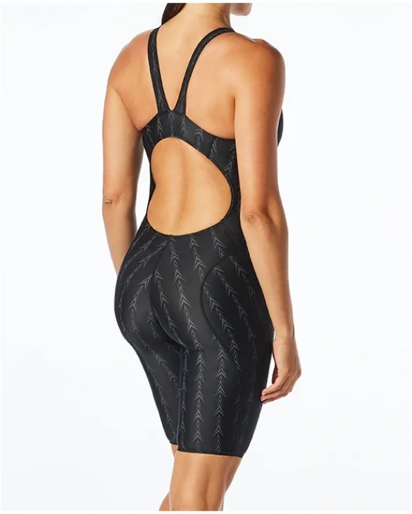 TYR WOMEN'S AEROFIT SHORTJOHN - FUSION - 001 Black/Black