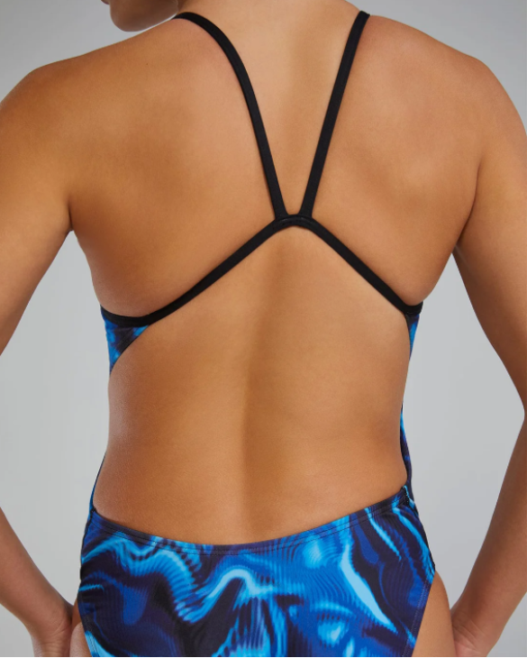 TYR Durafast Elite® Women's Cutoutfit Swimsuit - Waveform - 420 blue