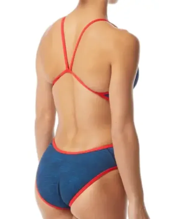 TYR DURAFAST ONE WOMEN'S MONOFIT SWIMSUIT - SANDBLASTED - 401 Navy