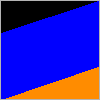 577 BLACK/BLUE/ORANGE